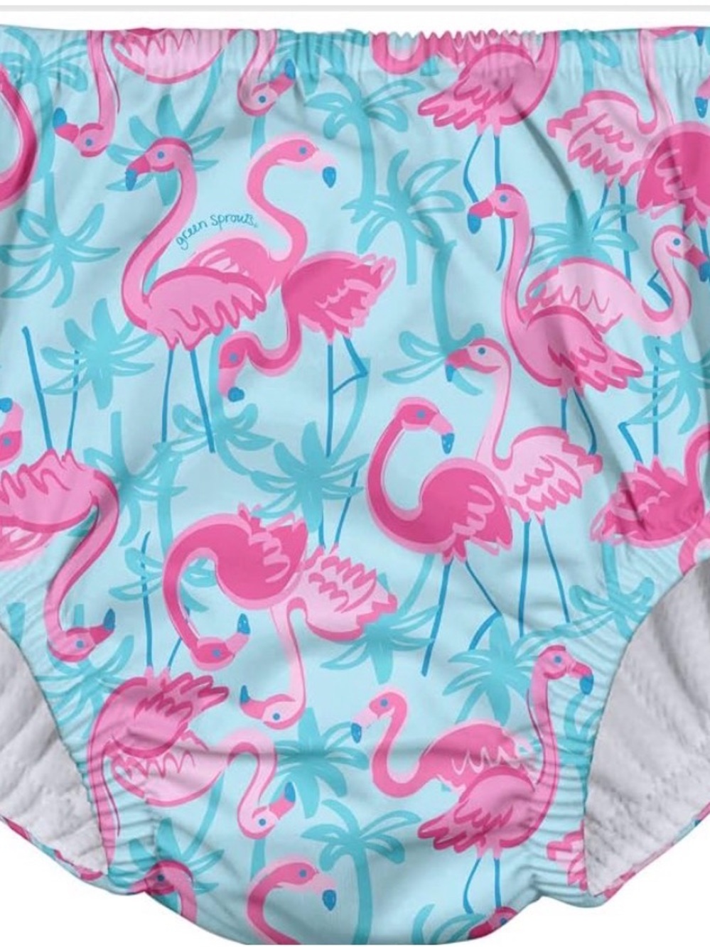 Kids' Swim Trunks - Pink Flamingo Print